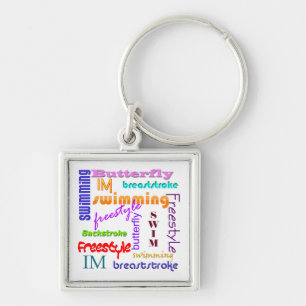 Swimming Everywhere Key Ring