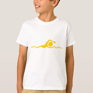 Swimming Figure - Amber T-Shirt