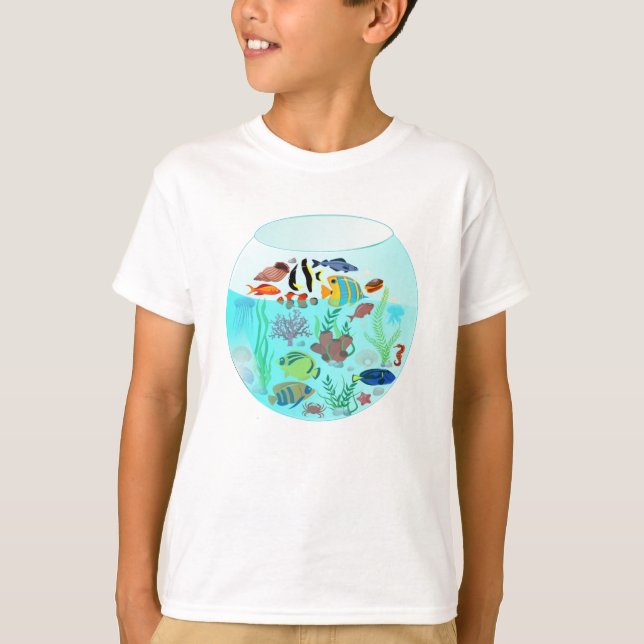 swimming fish bath T-Shirt (Front)