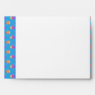 Swimming Fish Cartoon Pattern Envelope