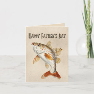Swimming Fish Happy Father’s Day Card