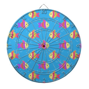 Swimming Fish Pattern Dartboard