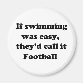 Swimming Football Magnet