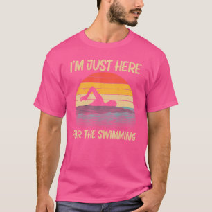 Swimming For Men Women Swimmer Swimming Pool T-Shirt