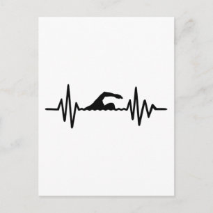 Swimming frequency postcard