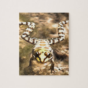 Swimming Frog Jigsaw Puzzle