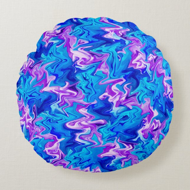 Swimming Fun.... Round Cushion (Front)