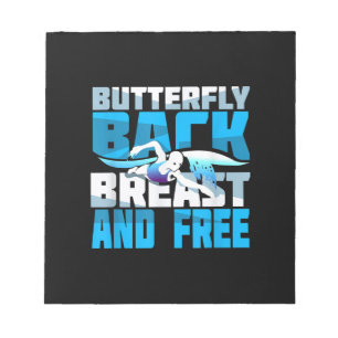 Swimming Gift For Swimmer Notepad