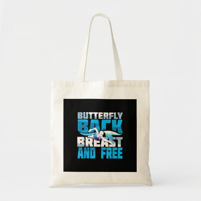 Swimming Gift For Swimmer Tote Bag (Front)