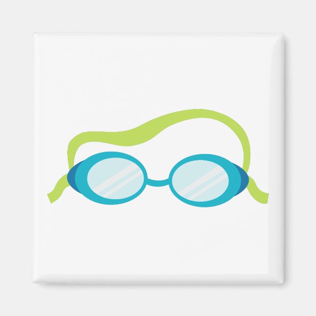 Swimming Goggles Magnet (Front)