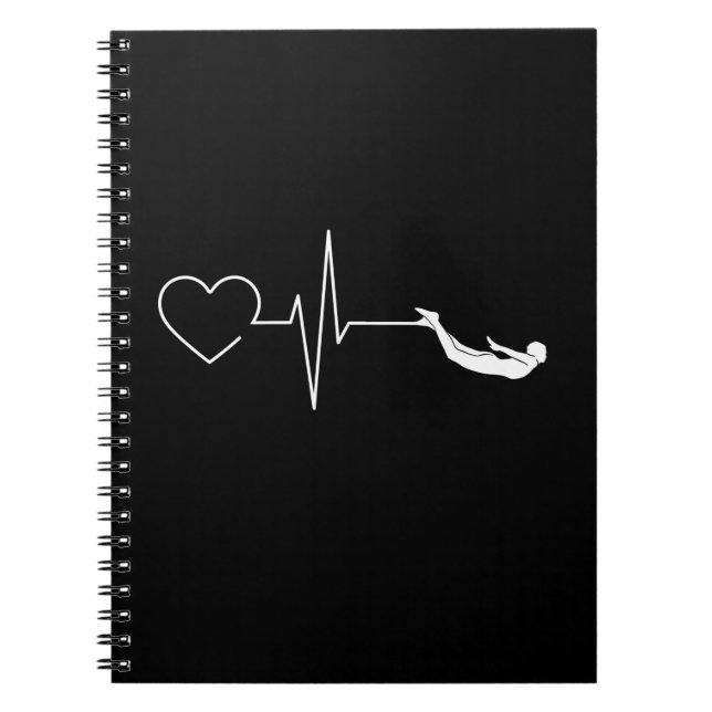 Swimming Heartbeat Notebook (Front)