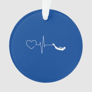 Swimming Heartbeat Ornament