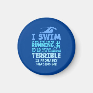 Swimming - I Swim Magnet