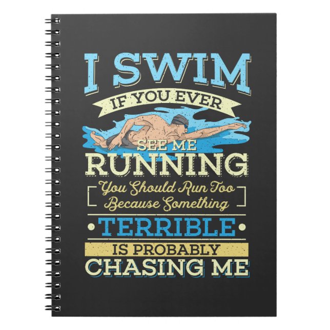 Swimming - I Swim Notebook (Front)