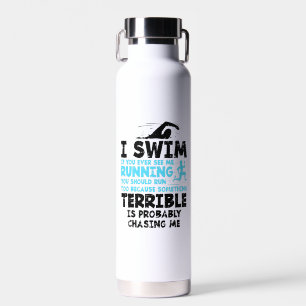Swimming - I Swim Water Bottle