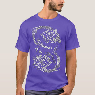 Swimming in CIRCLES Salmon in Pieces TShirt