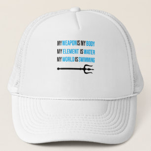 Swimming Instructor Trident Swimming Club Swimmer Trucker Hat
