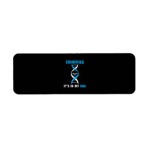 Swimming Its In My DNA Funny SwimerSwim Cool Love