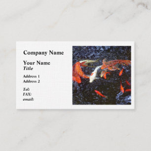 Swimming Koi Business Card