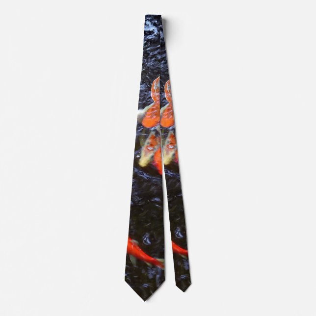 Swimming Koi Tie (Front)
