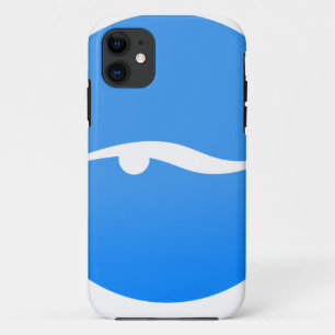Swimming logo on T-shirt Case-Mate iPhone Case