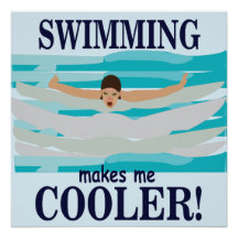 Swimming Makes Me Cooler Swimmer Swimming 