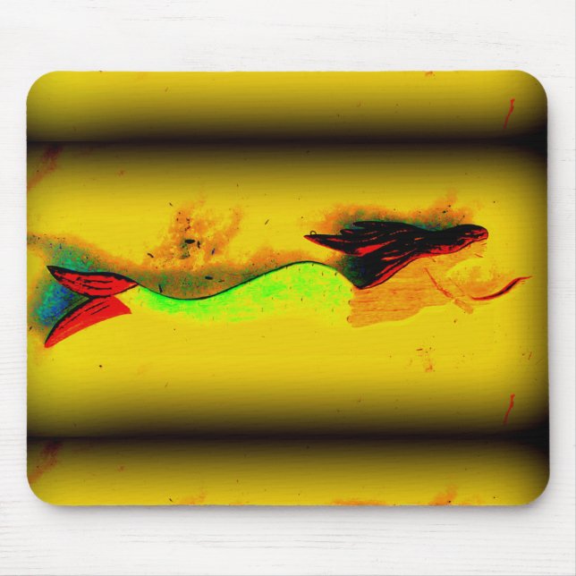 swimming mermaid mousepad (Front)