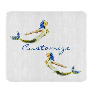 Swimming Mermaid Thunder_Cove Cutting Board