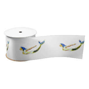 Swimming Mermaid Thunder_Cove Satin Ribbon