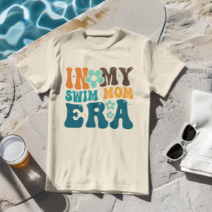 Swimming Mum Personalised Swim Mum Era Retro Tri-Blend Shirt