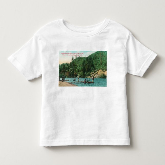 Swimming Near the Dock on the Russian River Toddler T-Shirt (Front)