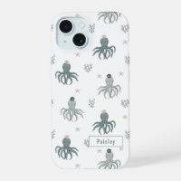 Swimming Octopus with name