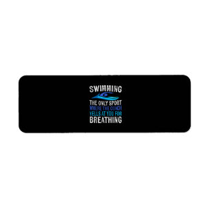 Swimming Only Sport Where Coach Swimmer Gifts