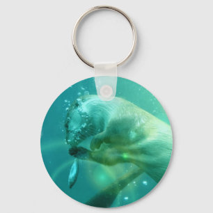 Swimming Otter Keychain