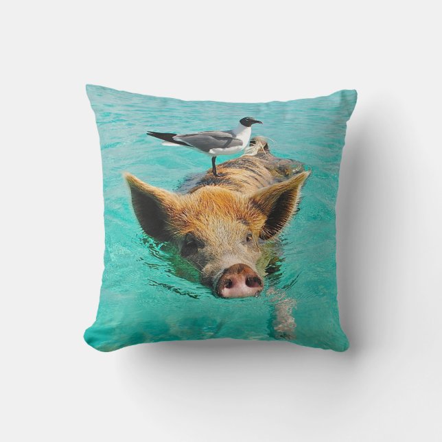 Swimming Pig with a Passenger Cushion (Front)