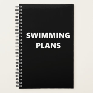 Swimming Planner Sports Theme Swimming Plans
