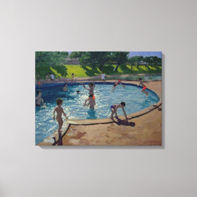 Swimming Pool 1999 Canvas Print (Front)