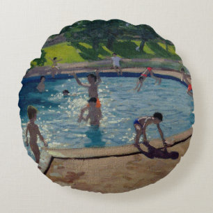 Swimming Pool 1999 Round Cushion