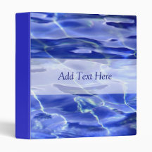 Swimming Pool 3-Ring Binder