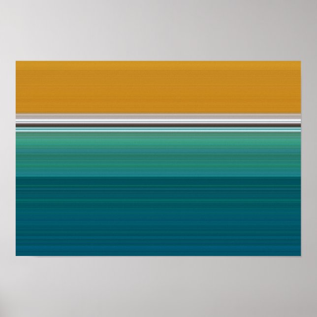 Swimming Pool Abstract Poster (Front)