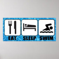 Swimming Pool/Aquatic Center "Eat, Sleep, Swim"