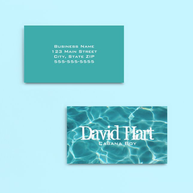 Swimming Pool Business Card (Creator Uploaded)
