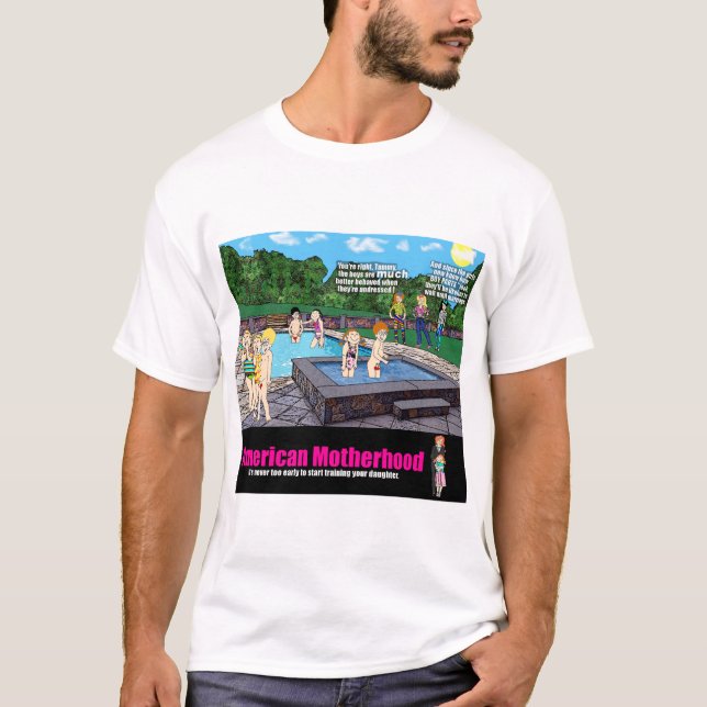 Swimming-Pool-Censored T-Shirt (Front)