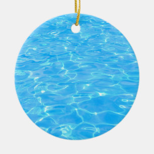 Swimming pool ceramic tree decoration