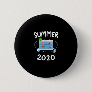 Swimming Pool Face Mask Masks Meme Gag T-Shirt 6 Cm Round Badge