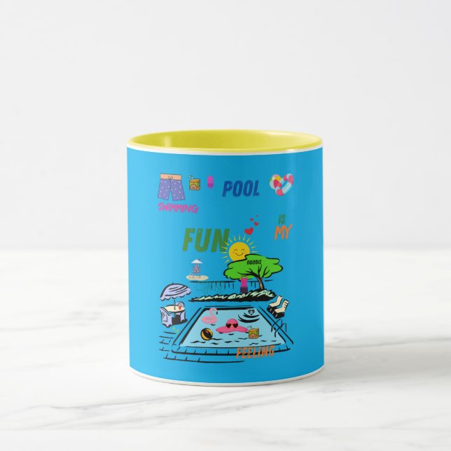 swimming pool Fun Mug (Center)
