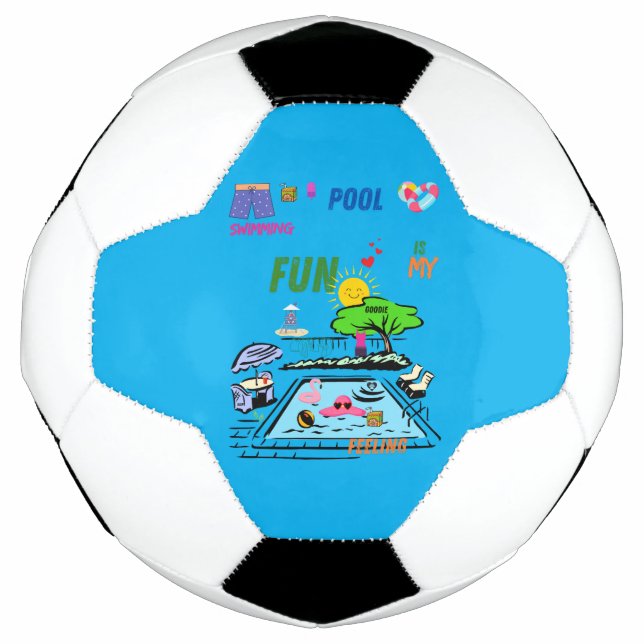 swimming pool Fun Soccer Ball (Front)