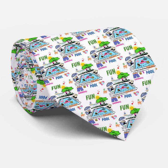 swimming pool Fun Tie (Rolled)