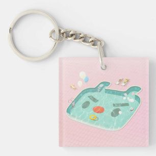 Swimming Pool Key Ring