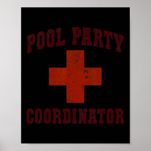 Swimming Pool Party Coordinator Girls Vacay Lifegu Poster